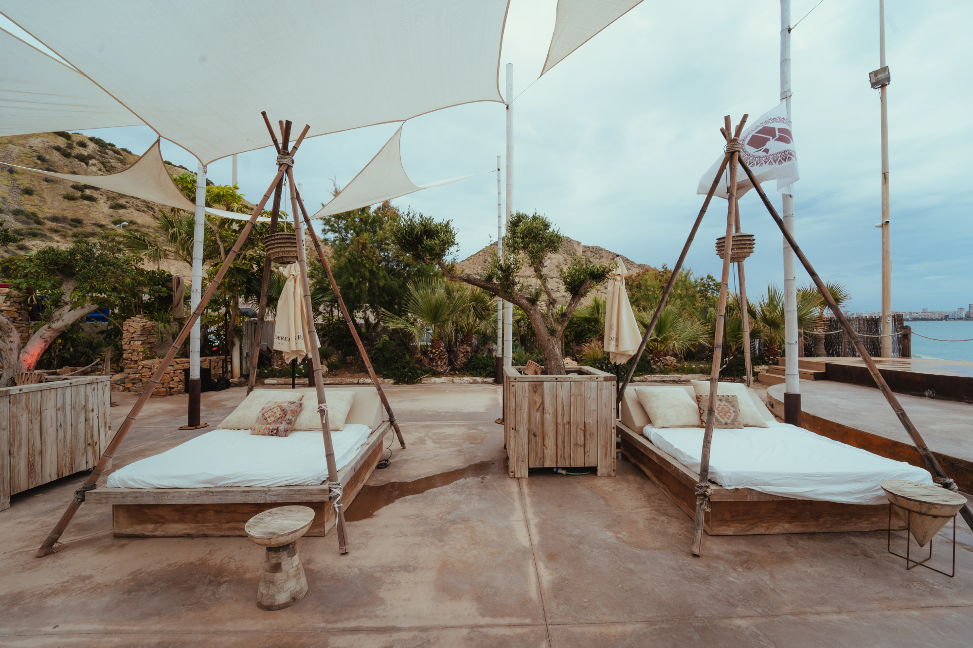 Cama balinesa en el Coast Club de Puntapiedra